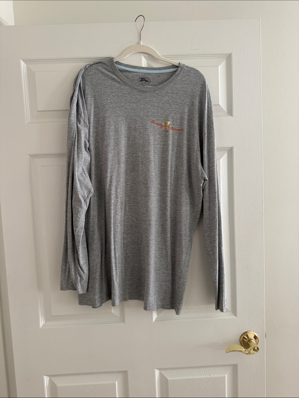 Men's Tommy Bahama Long-Sleeve Tee - Heather Gray